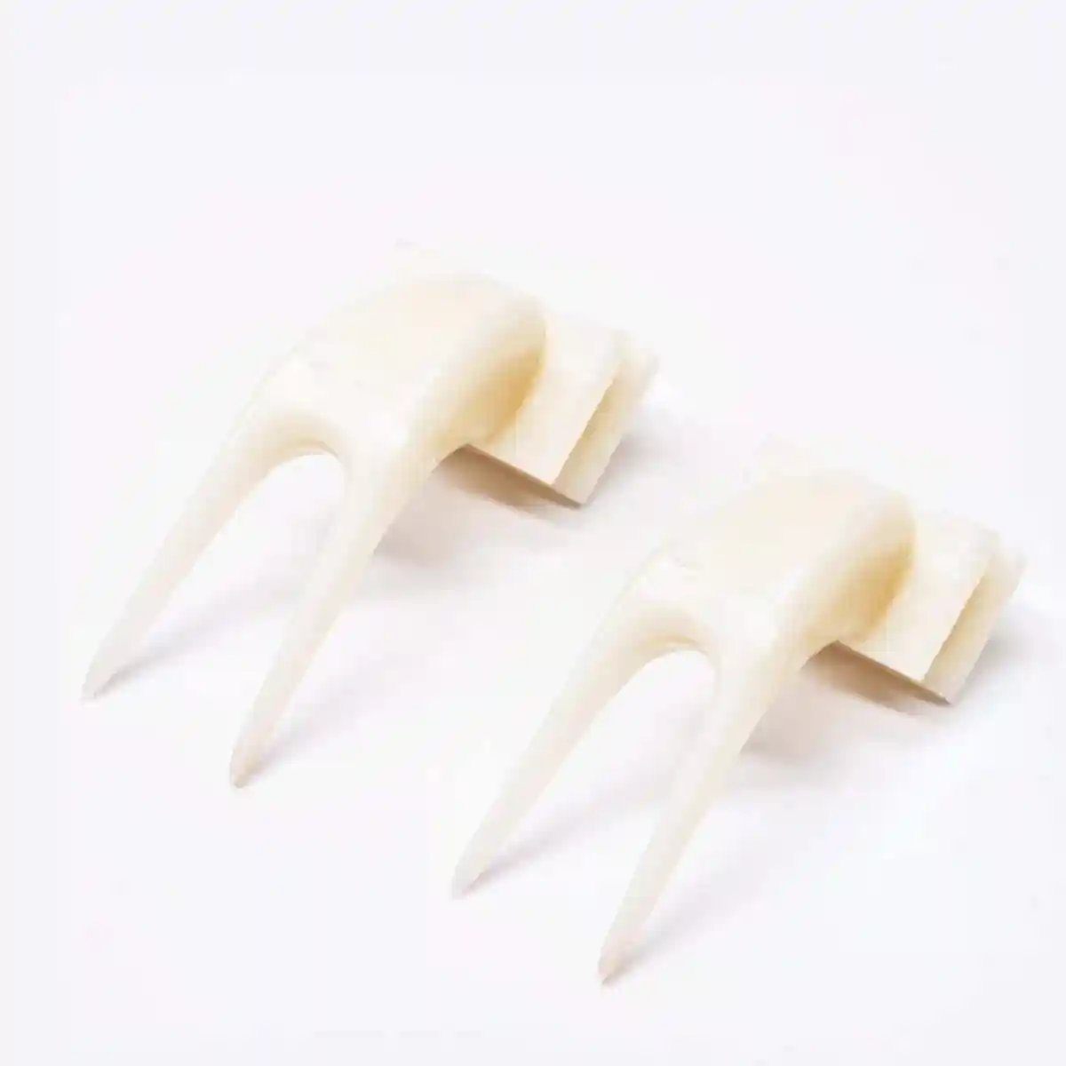 10pcs Parrot Bird Supplies Large Fruit Fork Plastic Utensils for Birds Cage - Image 10