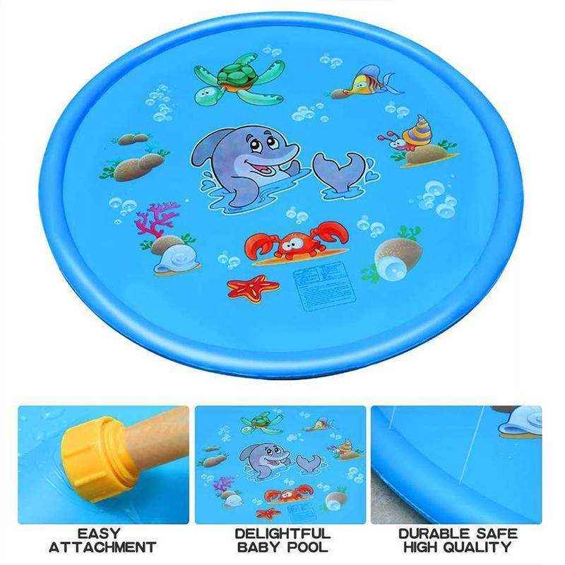 Pet-Friendly Inflatable Sprinkler Mat - Image 9