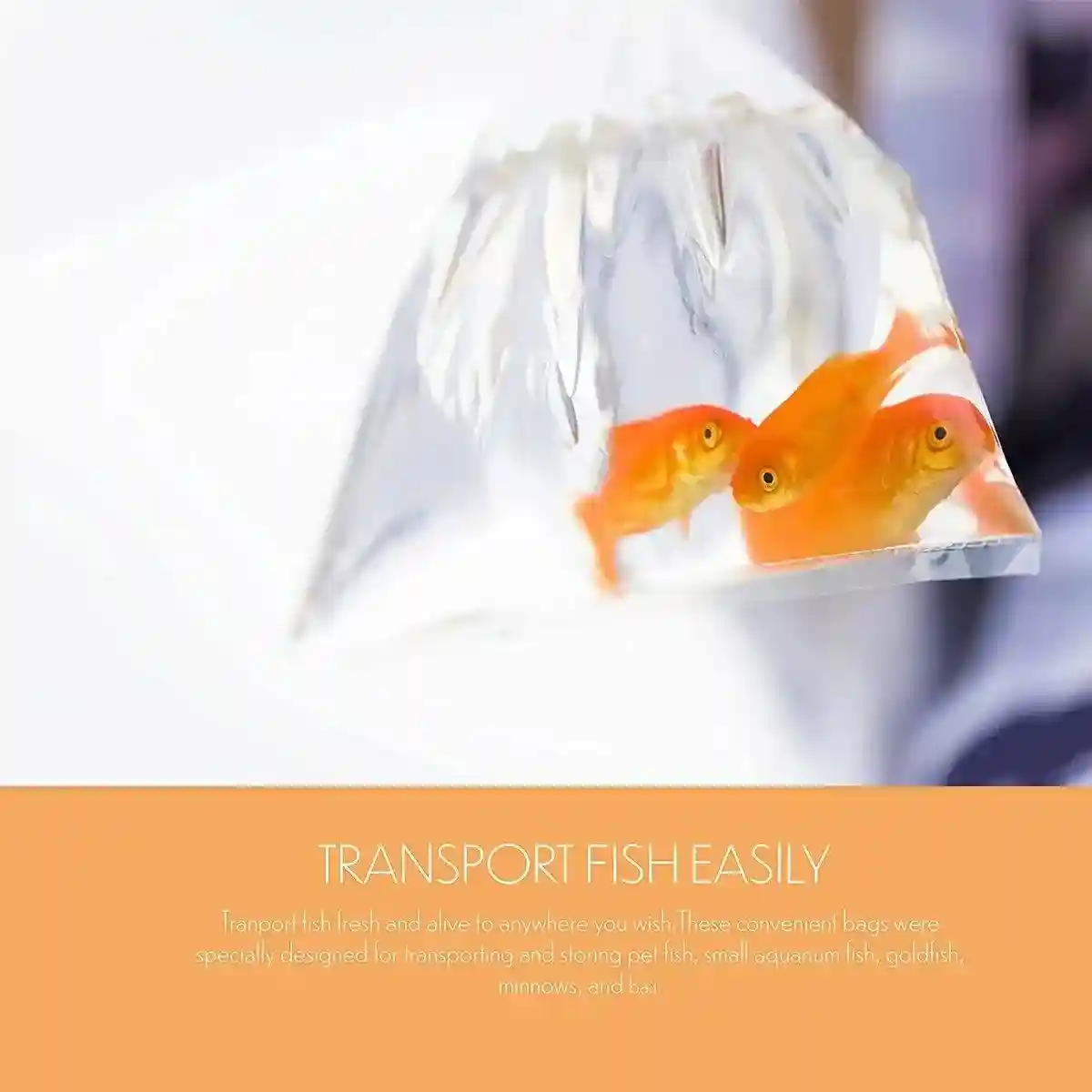 100PCS Aquarium Fish Breathing Bags Breather Bags Transport Long Life Plastic - Image 21