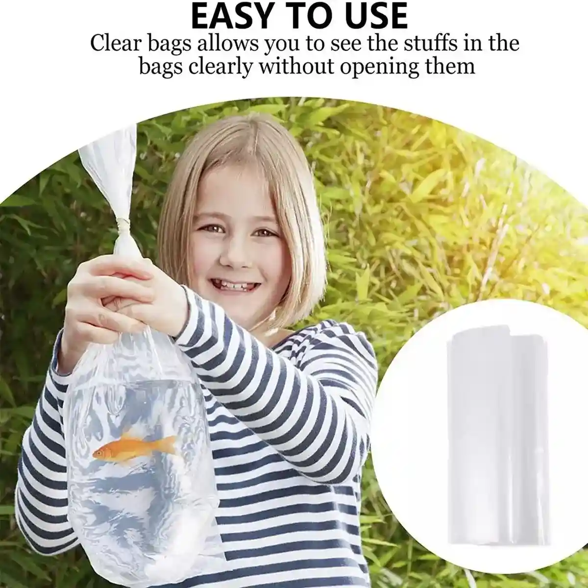 100PCS Aquarium Fish Breathing Bags Breather Bags Transport Long Life Plastic - Image 8