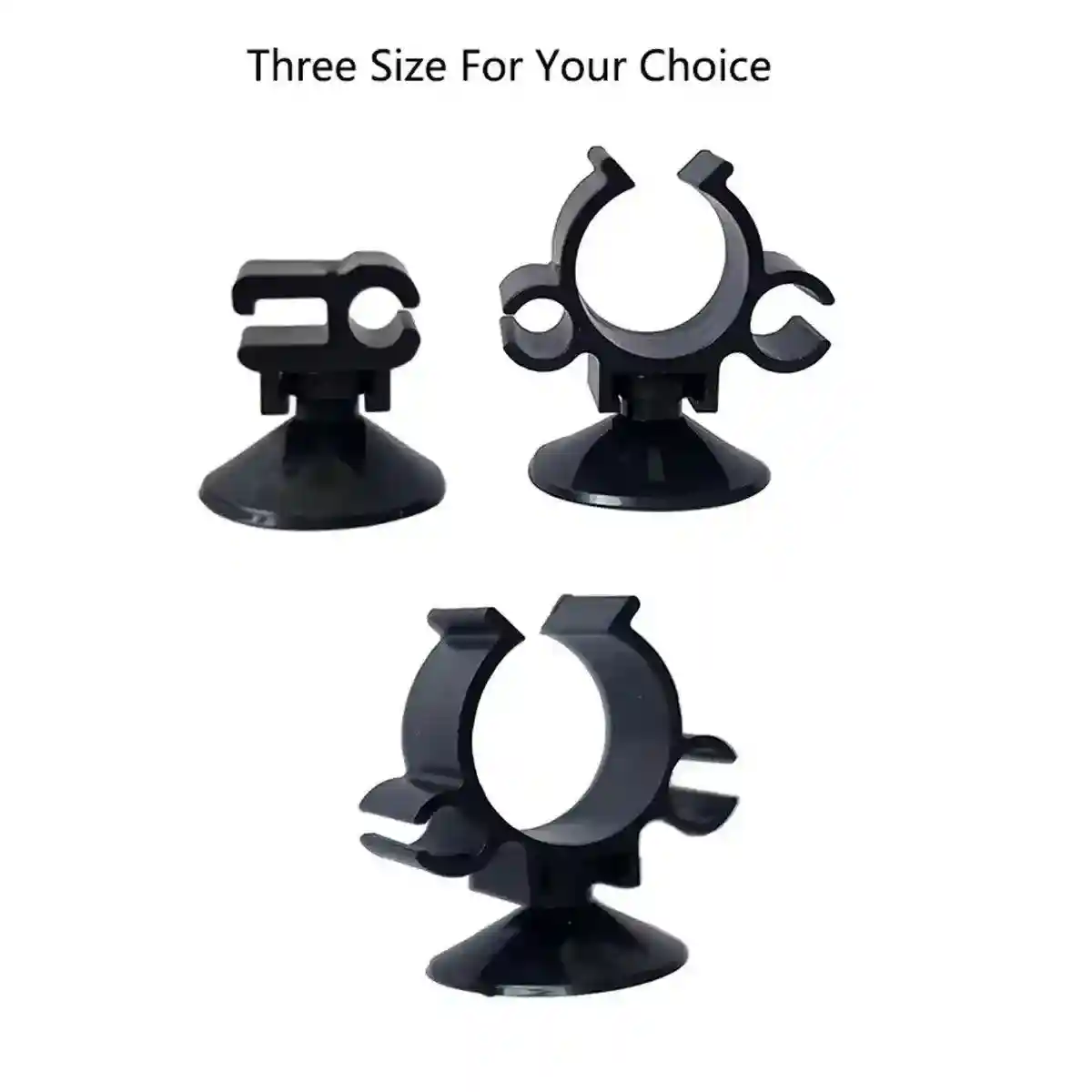 10X Black Heater Double Buckle Suction Cup Sucker Clip Holder Fish Tank Aquarium - Image 11