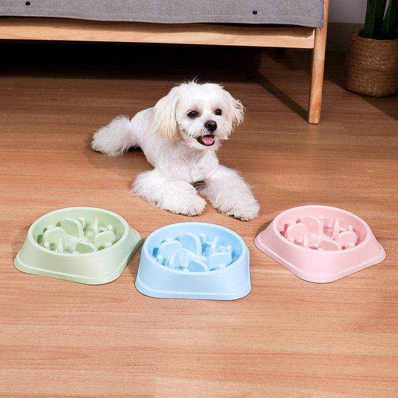 Nonslip Dog Slow Feeder Bowl Green - Image 6
