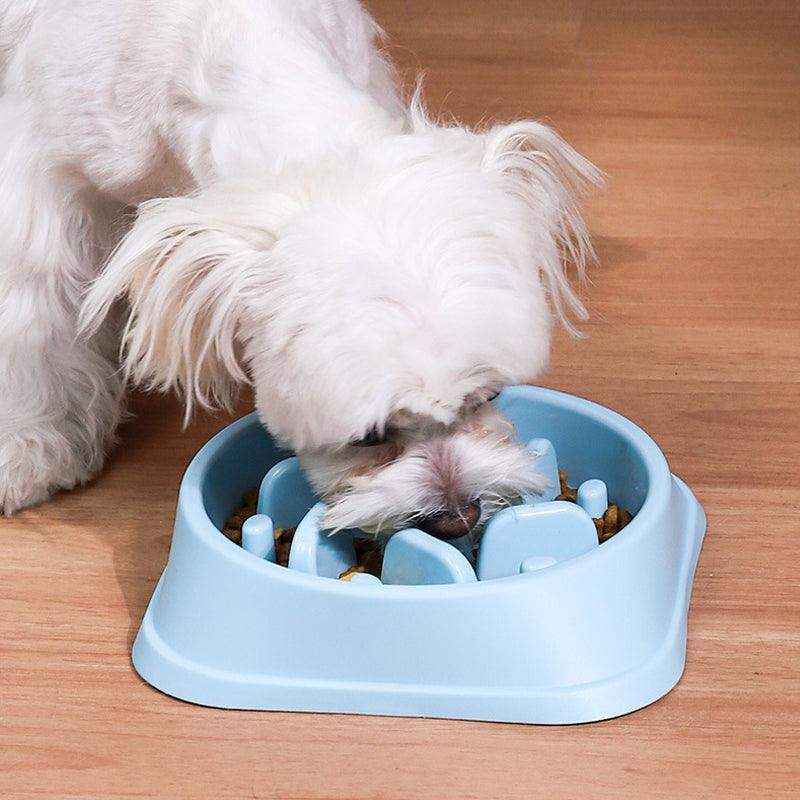 Nonslip Dog Slow Feeder Bowl Pink - Image 15