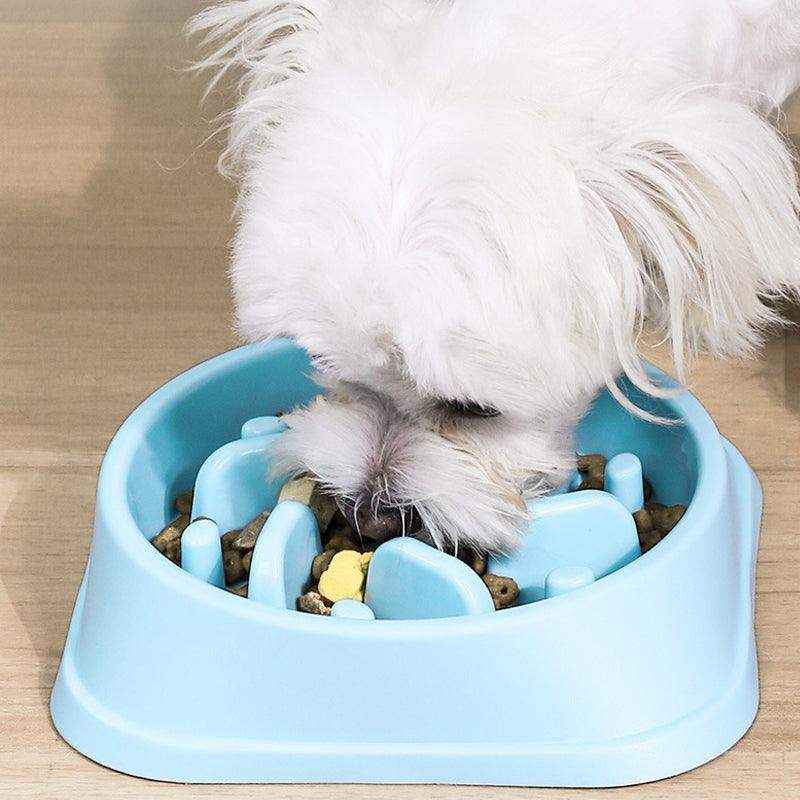 Nonslip Dog Slow Feeder Bowl Pink - Image 4