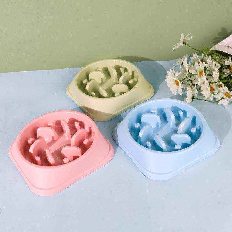 Nonslip Dog Slow Feeder Bowl Pink - Image 7