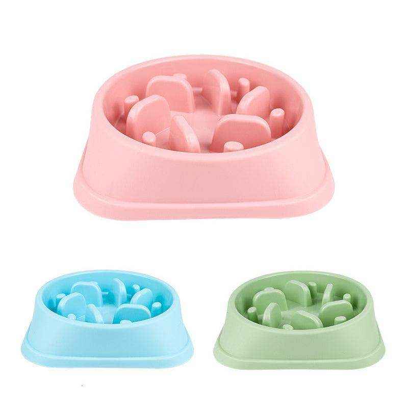 Nonslip Dog Slow Feeder Bowl Pink - Image 8