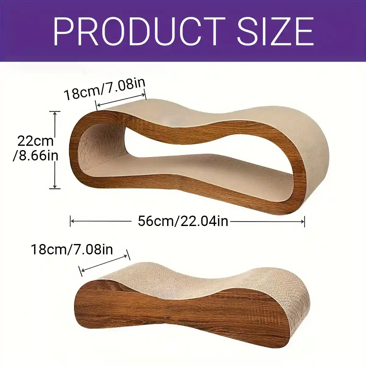 2-in-1 Cat Scratching Post & Lounger - Image 6