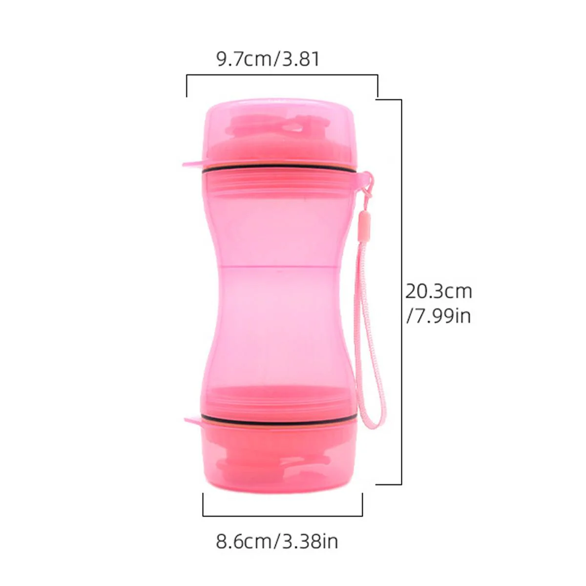 2-in-1 Portable Pet Water & Food Bottle - Image 7