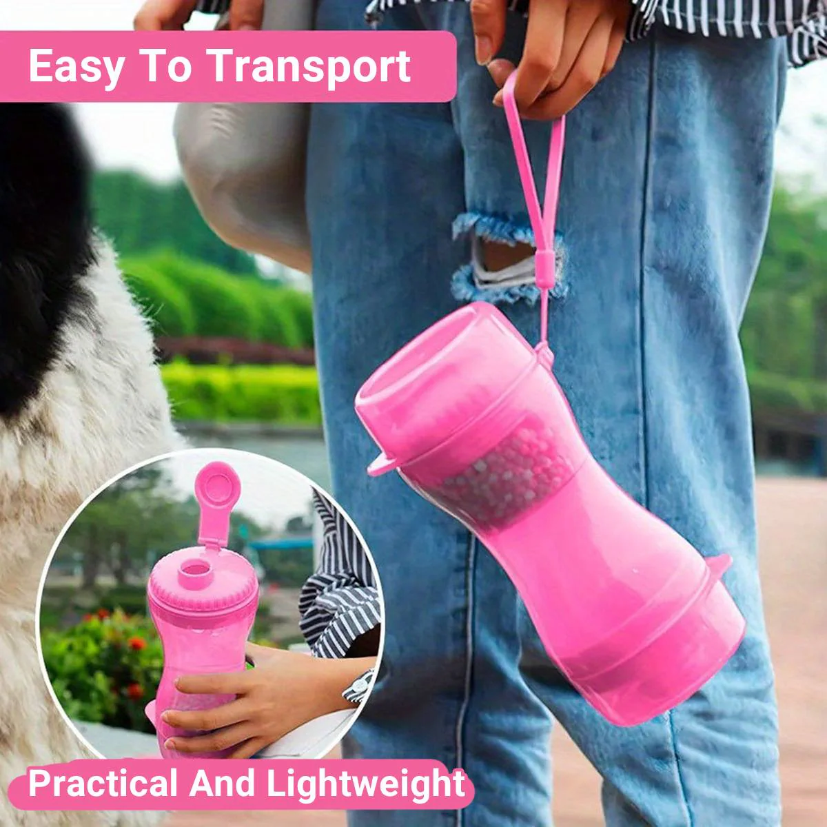 2-in-1 Portable Pet Water & Food Bottle - Image 9
