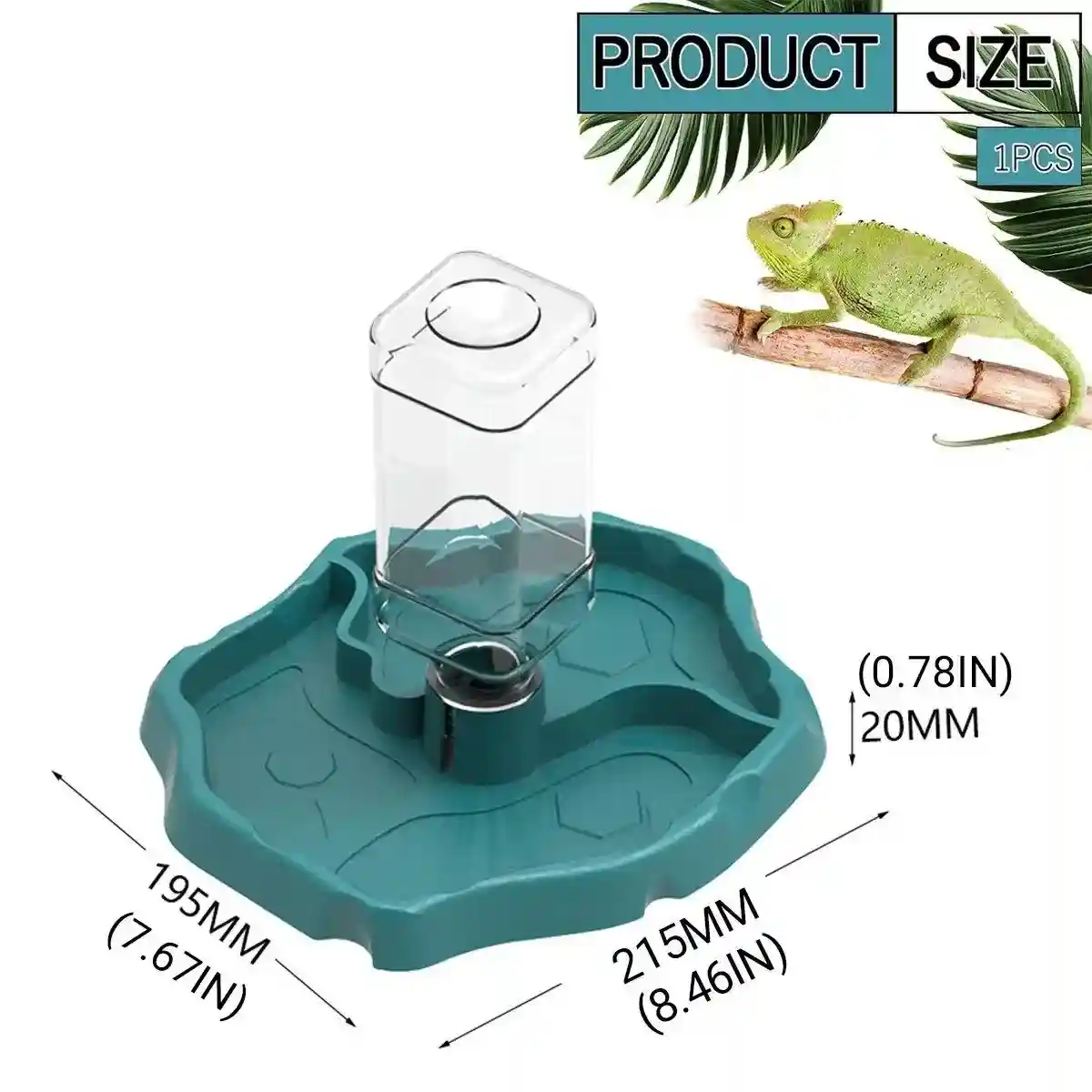 2-in-1 Reptile Feeder & Water Bowl – Dual-Purpose for Small Pets - Image 15