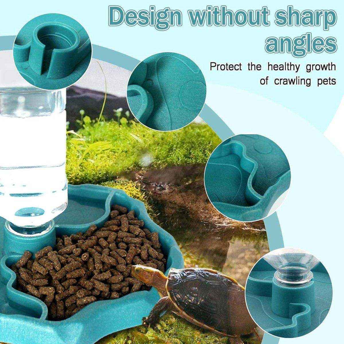 2-in-1 Reptile Feeder & Water Bowl – Dual-Purpose for Small Pets - Image 6