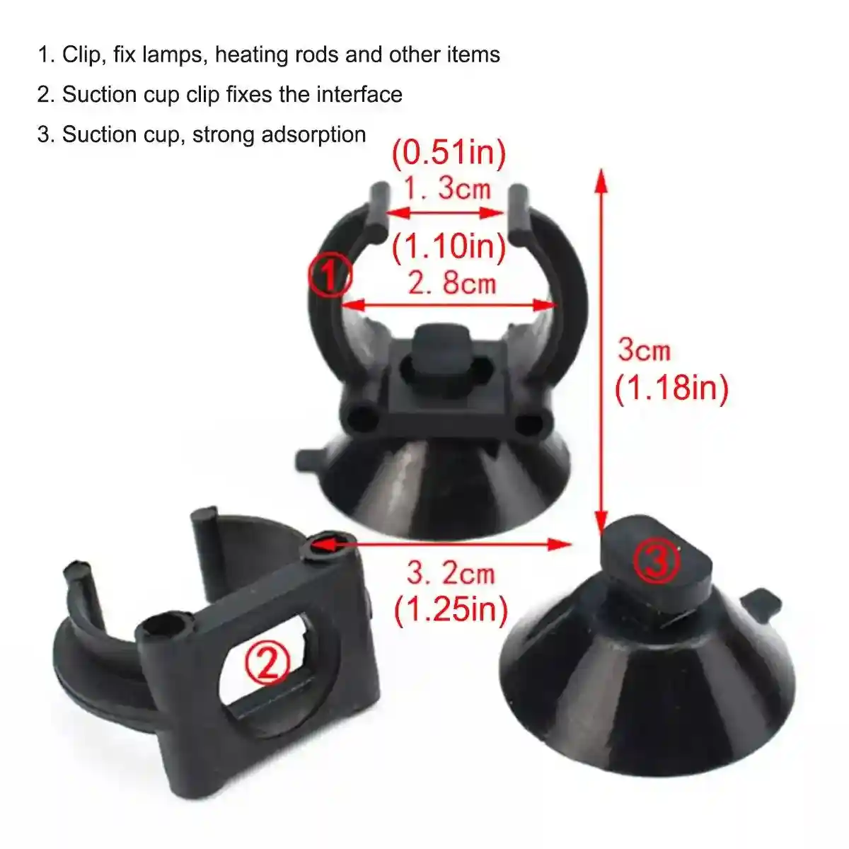 20-Pack Heater Suction Cups Clips for Aquariums - Image 7