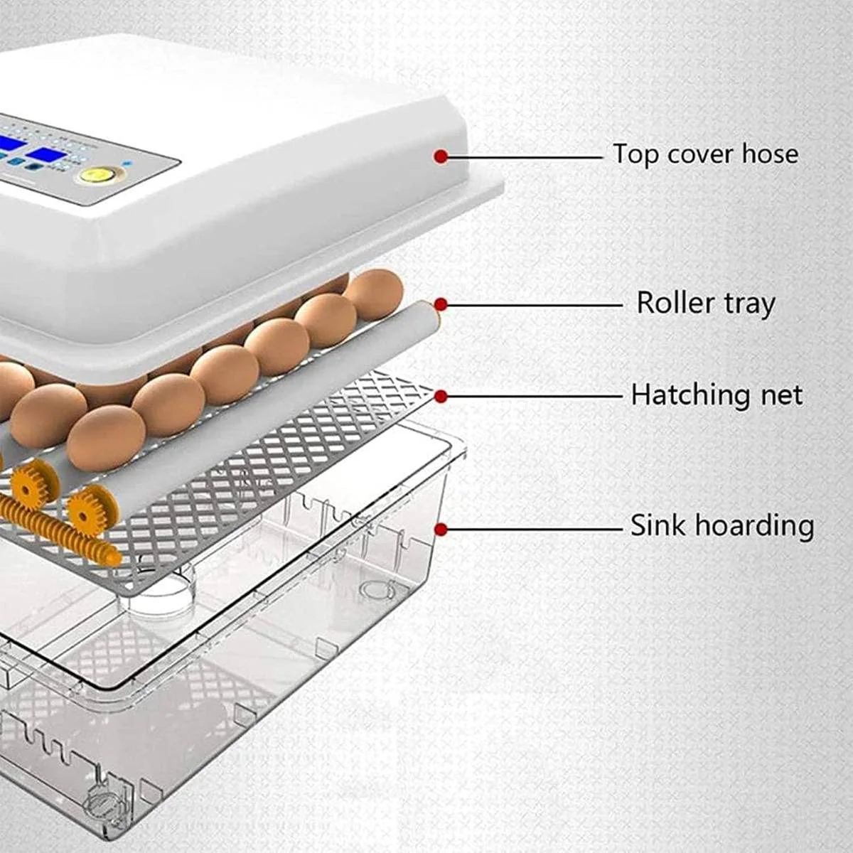 24 Eggs Intelligent Egg Incubator With Automatic Turning - Image 7