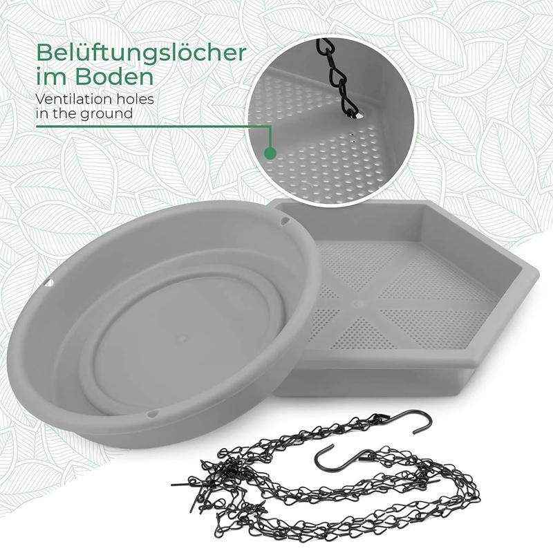 2PCS Outdoor Garden Hanging Bird Feeder - Image 6