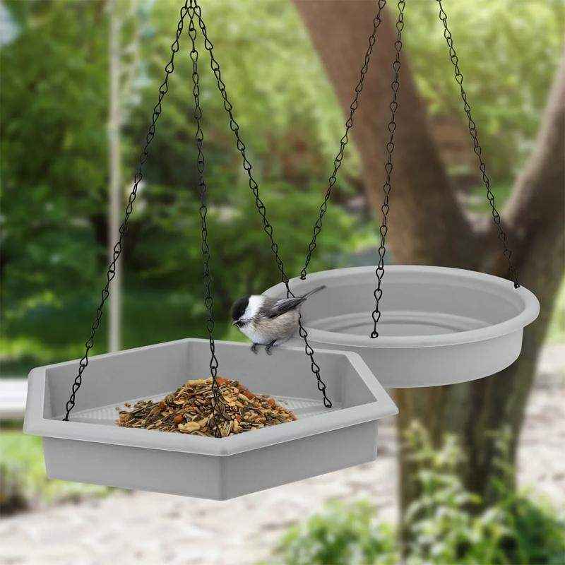 2PCS Outdoor Garden Hanging Bird Feeder - Image 8
