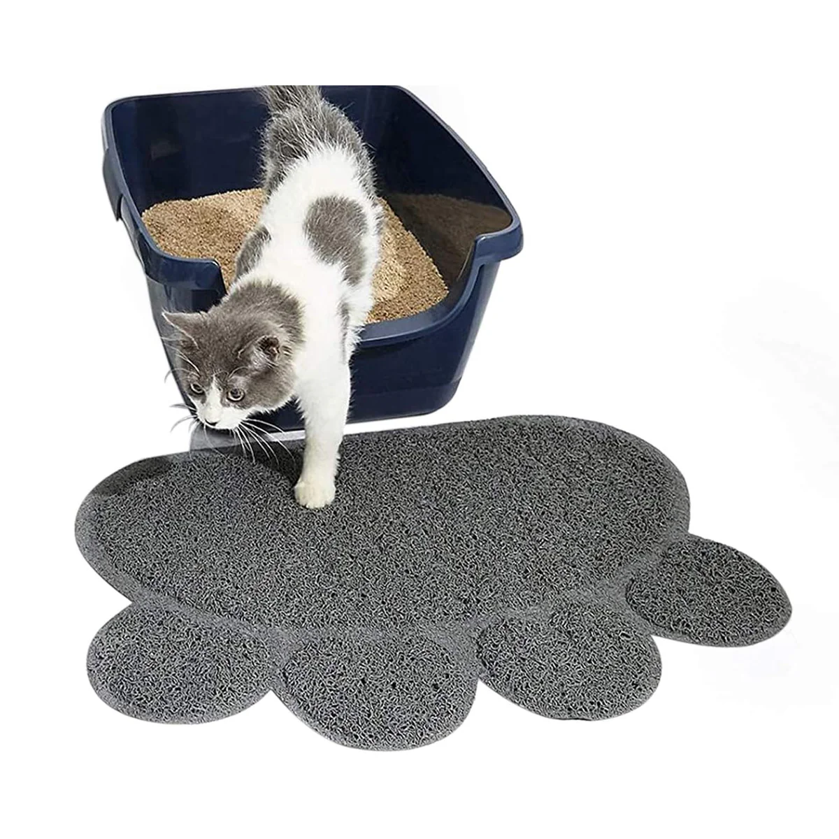 2PCS PVC Pet Litter Mat Non-Slip - Image 6