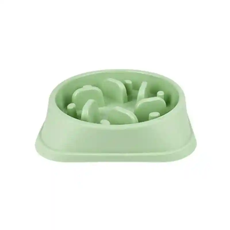 Nonslip Dog Slow Feeder Bowl Blue - Image 14