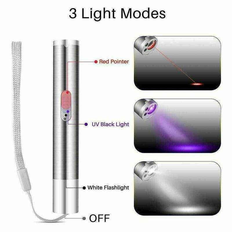 3 in 1 Multi-Function Cat Toy Laser Pointer 10*1.5cm - Image 4