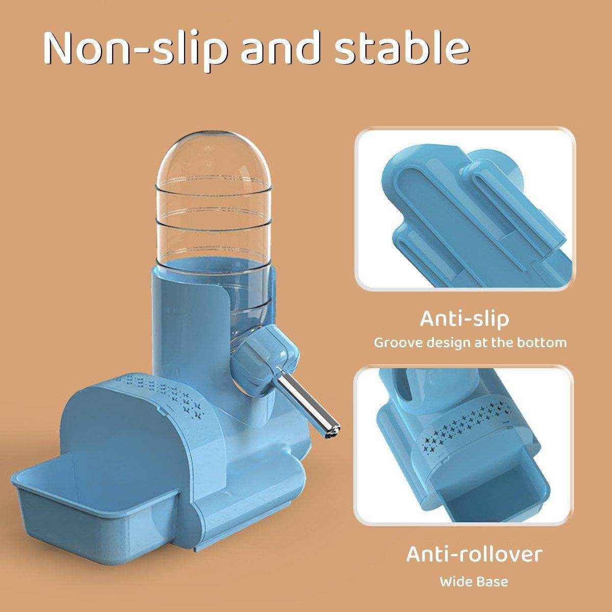 3-in-1 Pet Water Bottle - Hamster Food Bowl and Shelter - Image 8
