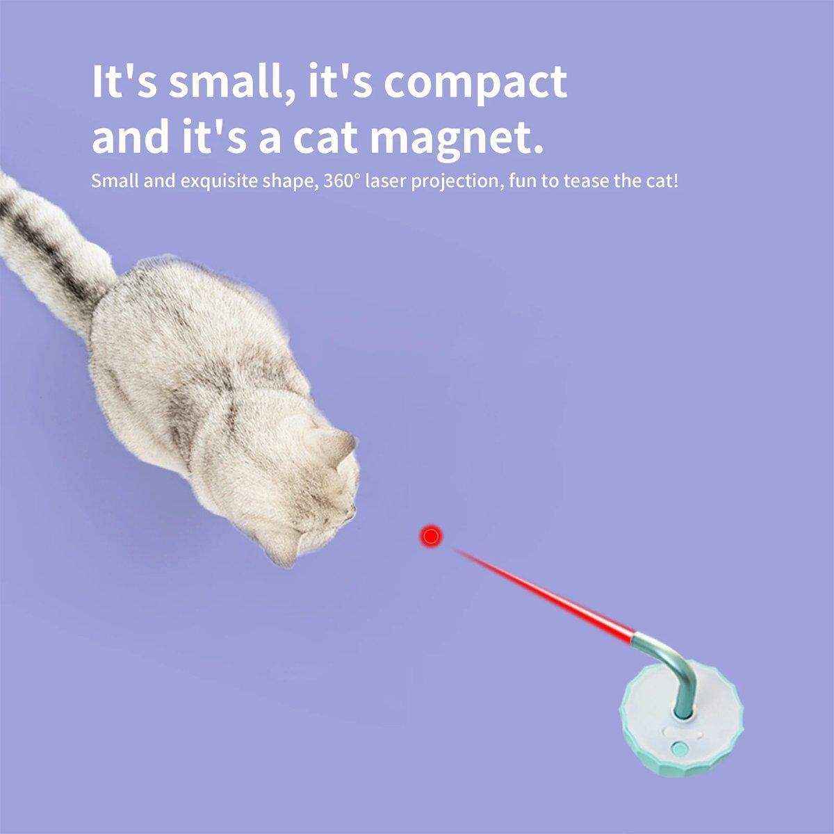 360° Rotating Umbrella Laser Pet Toy Interactive Cat Toy for Endless Fun - Image 12