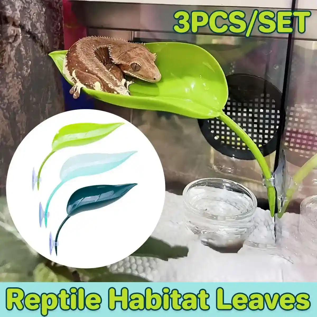3pcs Realistic Artificial Aquarium Plants Set Safe & Durable Decorations - Image 2