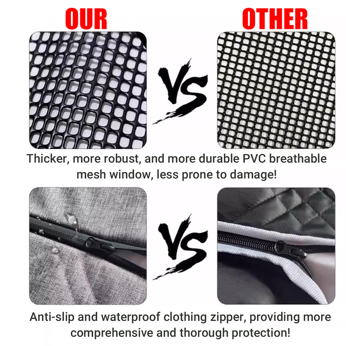 4 In 1 Detachable Car Pet Mat For Back Seat & Trunk - Image 8