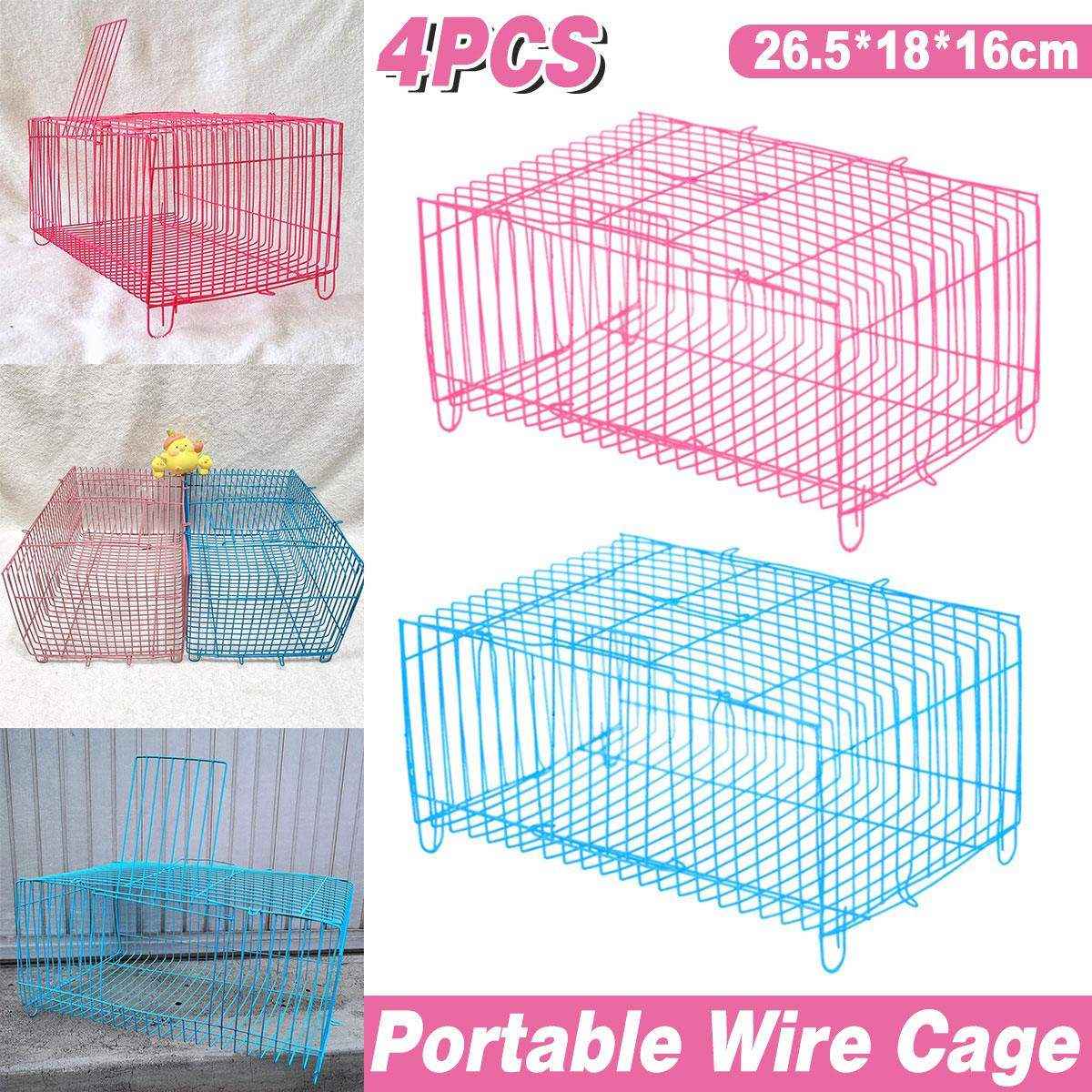 4PCS Pet Transport Cage Set Durable & Lightweight for Small Pets - Image 13