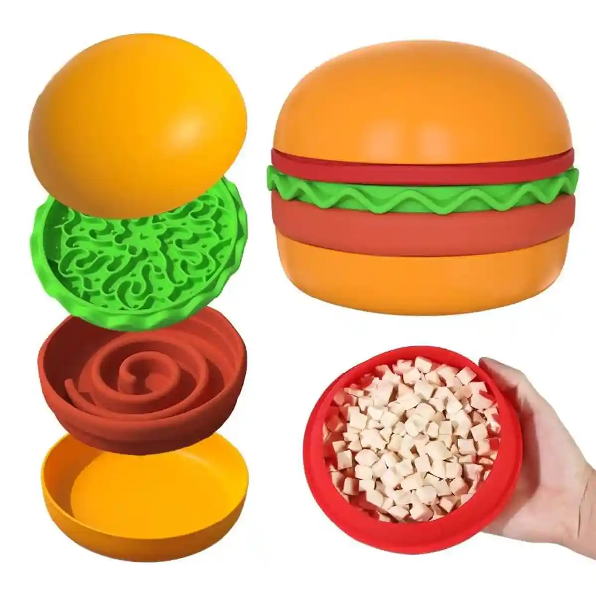 5-in-1 Pet Feeding Bowl Multi-Function Food & Water Dish For Dogs & Cats - Image 13