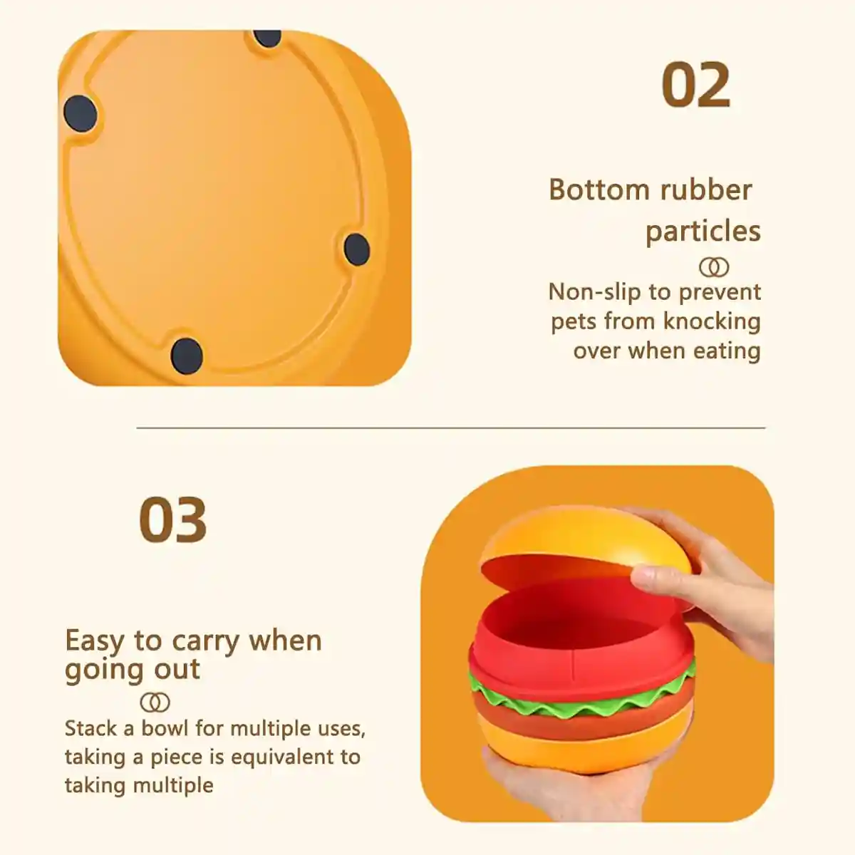 5-in-1 Pet Feeding Bowl Multi-Function Food & Water Dish For Dogs & Cats - Image 9