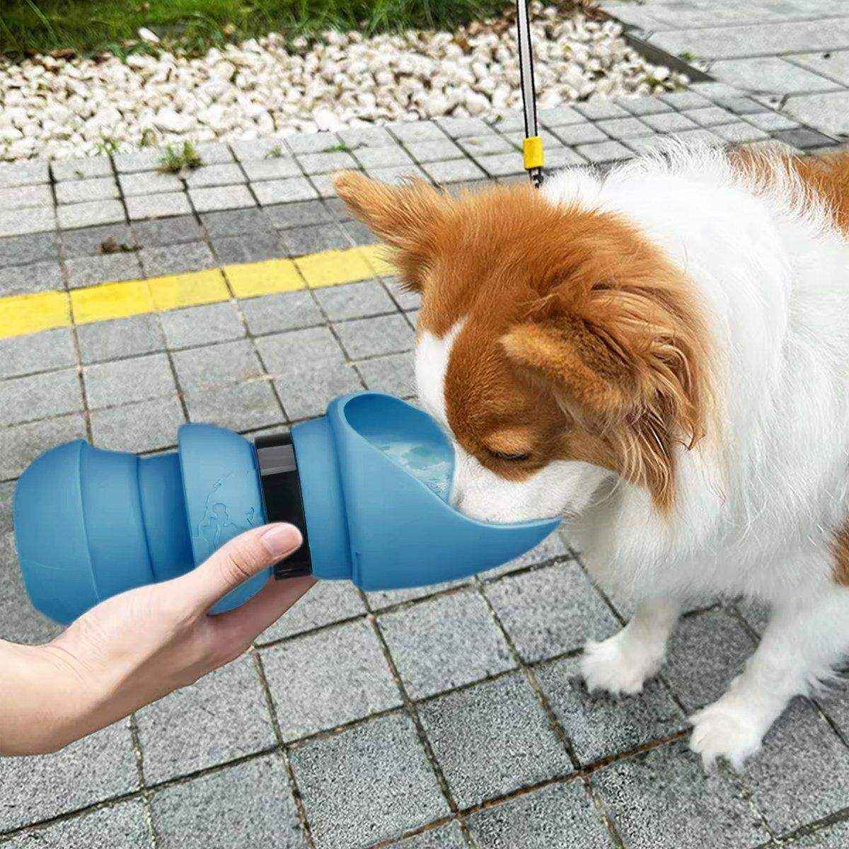 550ml Dog Outdoor Water Cup Pet Travel Kettle Pet Out Folding Water Cup - Image 12