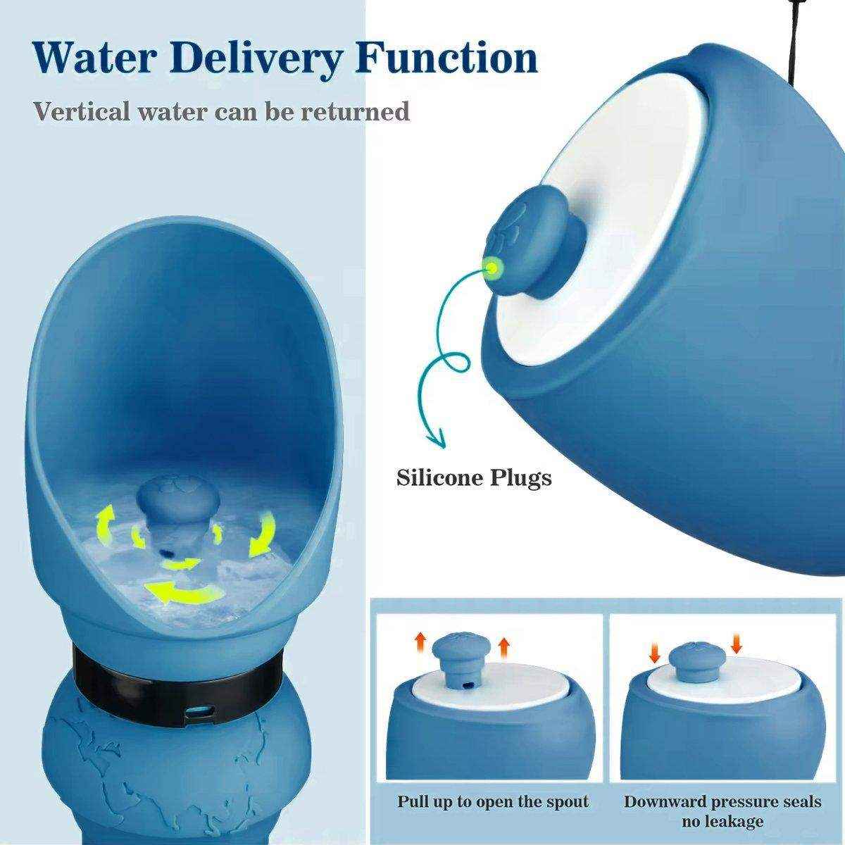 550ml Dog Outdoor Water Cup Pet Travel Kettle Pet Out Folding Water Cup - Image 7