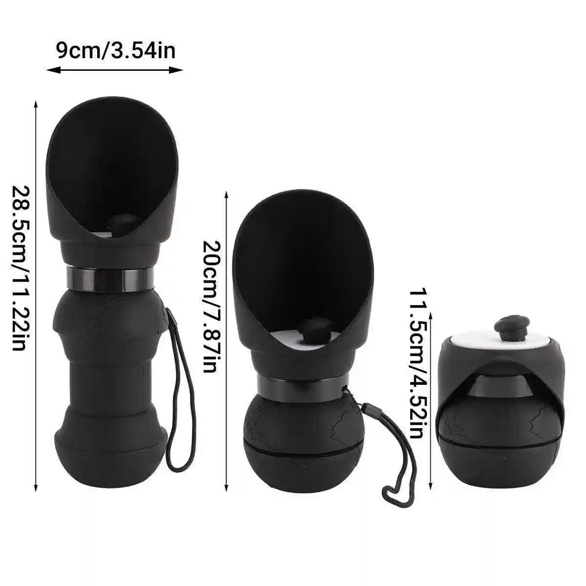 550ml Dog Outdoor Water Cup Pet Travel Kettle Pet Out Folding Water Cup - Image 9
