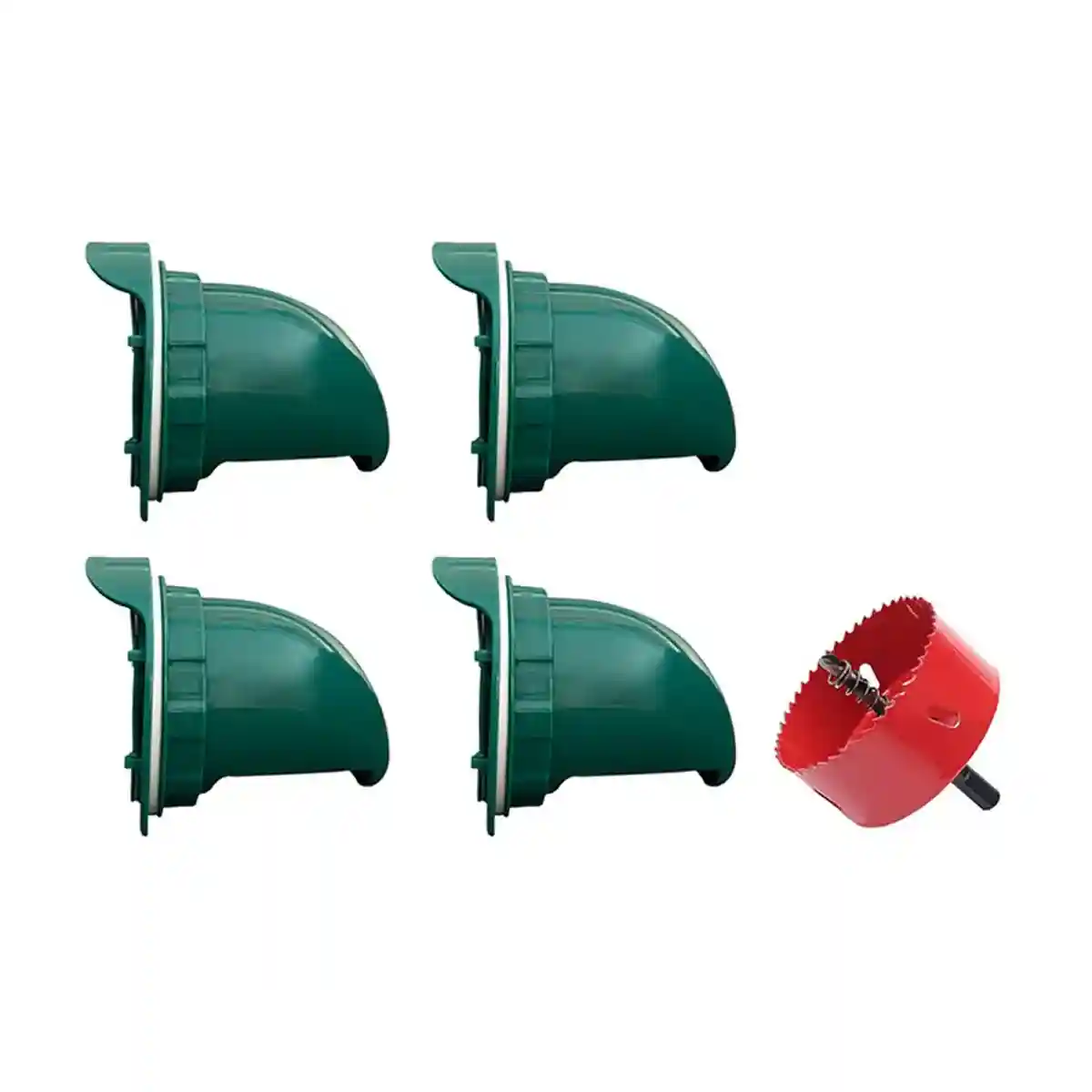 5PCS Automatic Chicken Feeder Ports with Rain Hood for Poultry DIY - Image 2