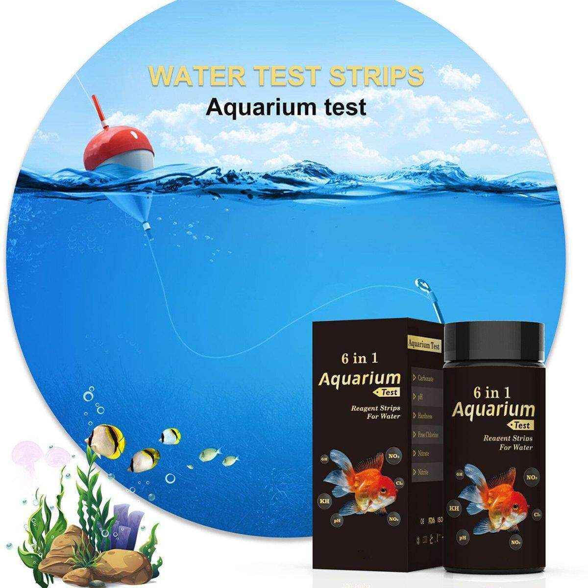 6-in-1 Water Quality Test Strip for Fish Tanks and Ponds Biological Aquarium Supplies - Image 11