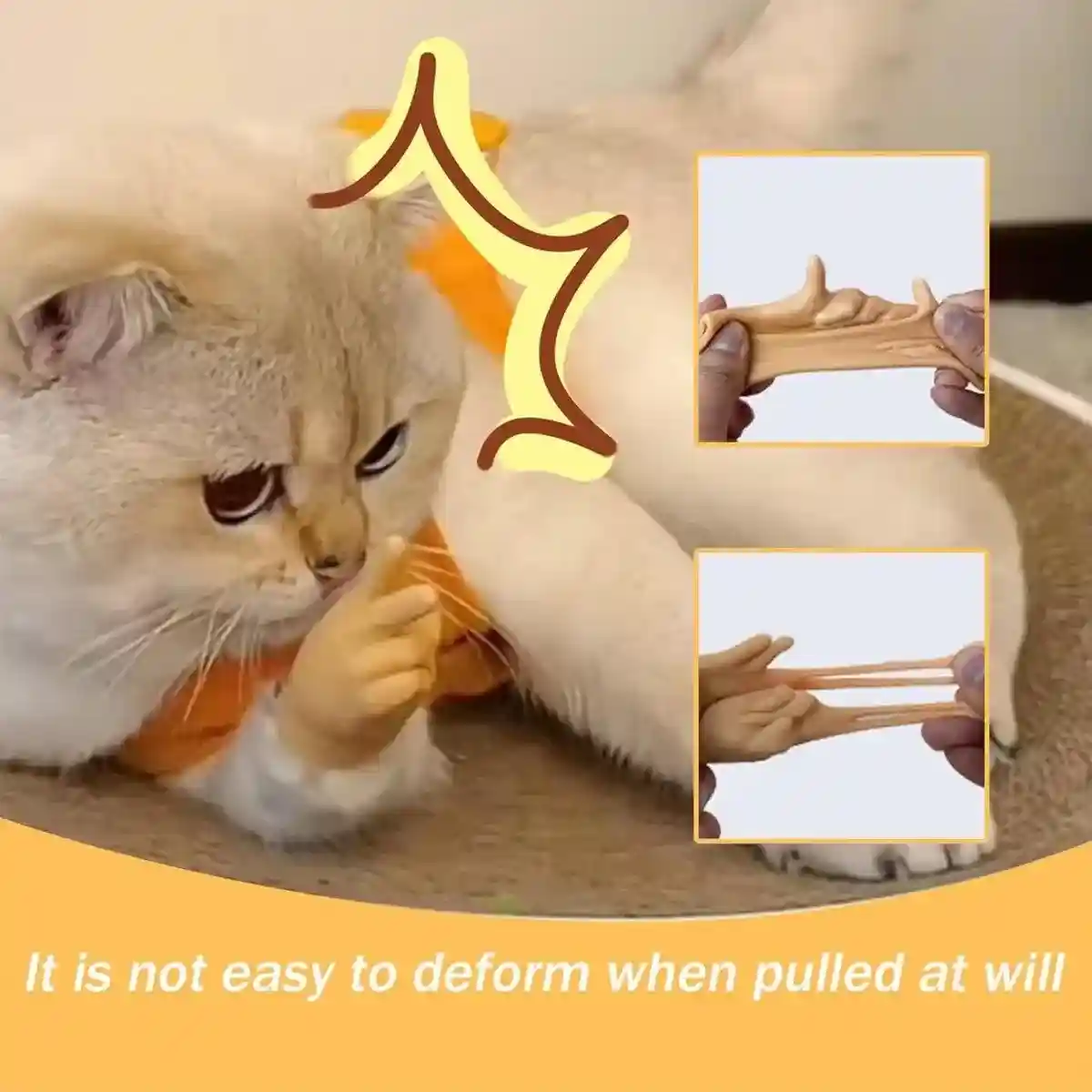 6PCS Cute Cat Finger Covers Soft Rubber Stretchy Mini Simulation Hands Fun Toy - Image 15