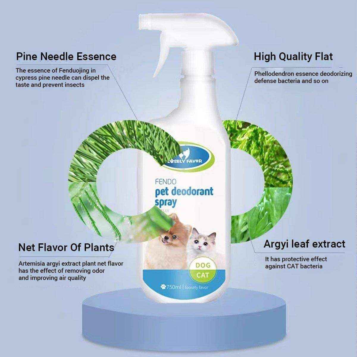 750ml Pet Odor Eliminator Spray for Dogs and Cats - Indoor Cat Litter Freshener - Image 10