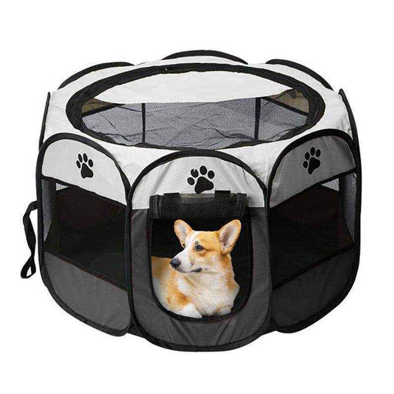 8-Panel Pet Tent Grey S/L - Image 3