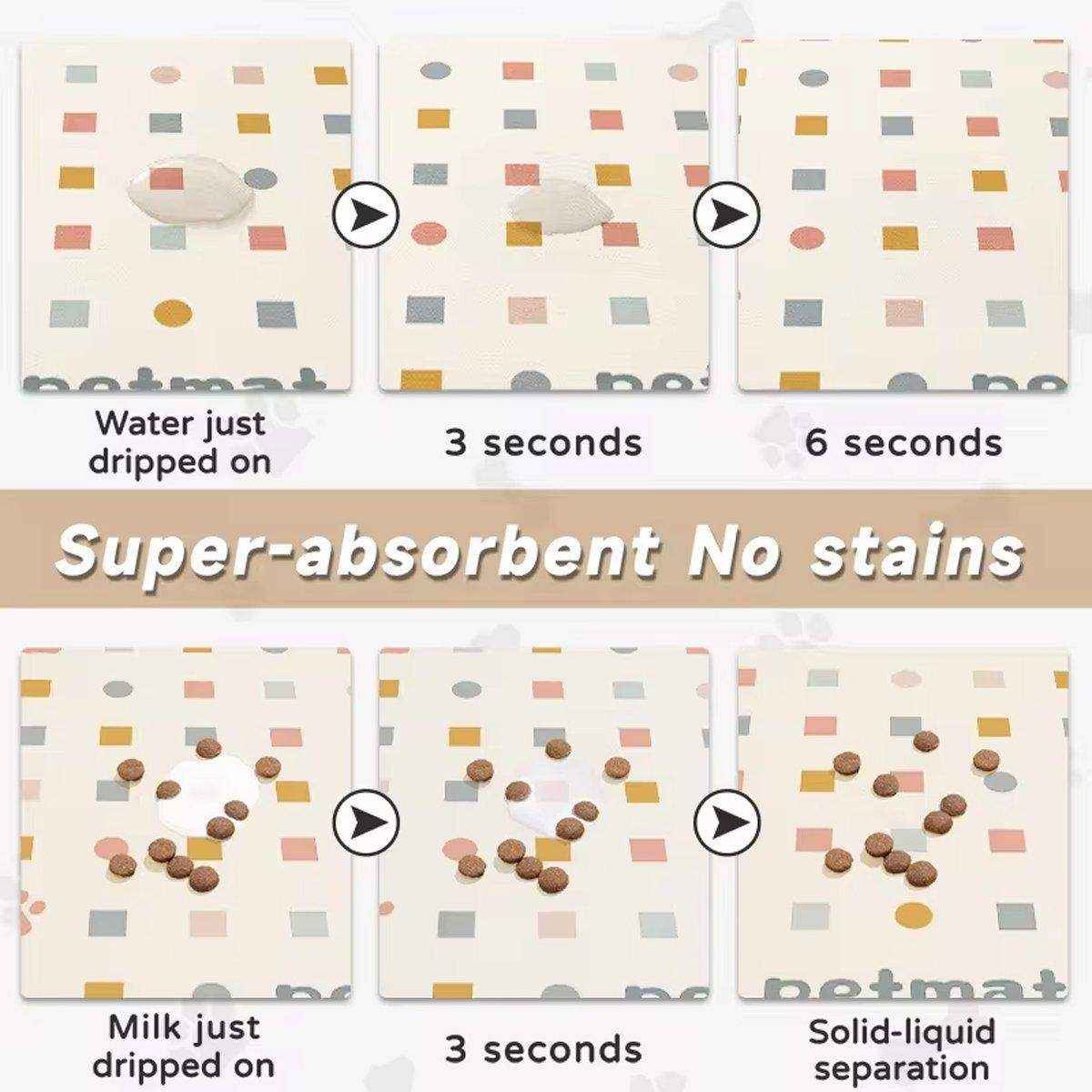 Pet Feeding Mat for Dogs and Cats Absorbent Pet Placemat Waterproof Mat - Image 10