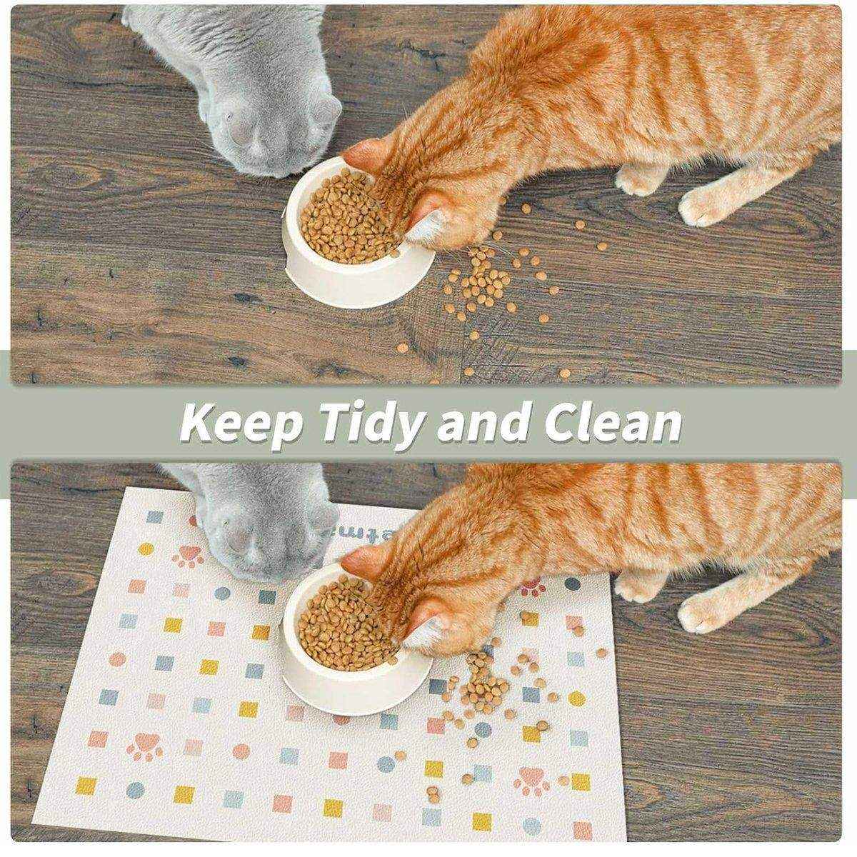 Pet Feeding Mat for Dogs and Cats Absorbent Pet Placemat Waterproof Mat - Image 4
