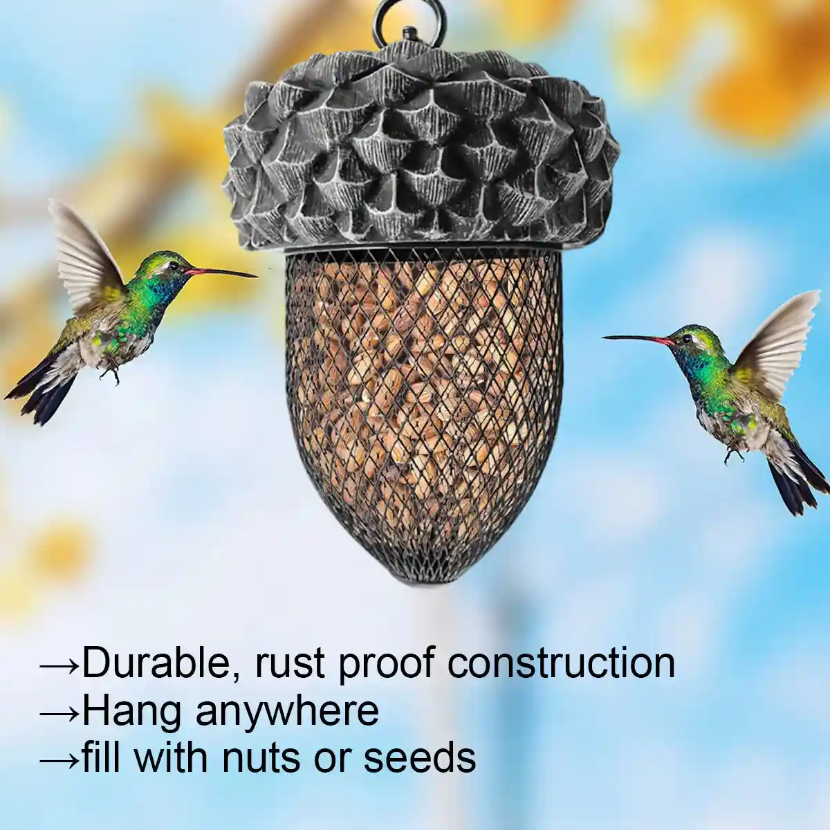 Acorn Bird Feeder Garden Wildlife Feeder - Image 8