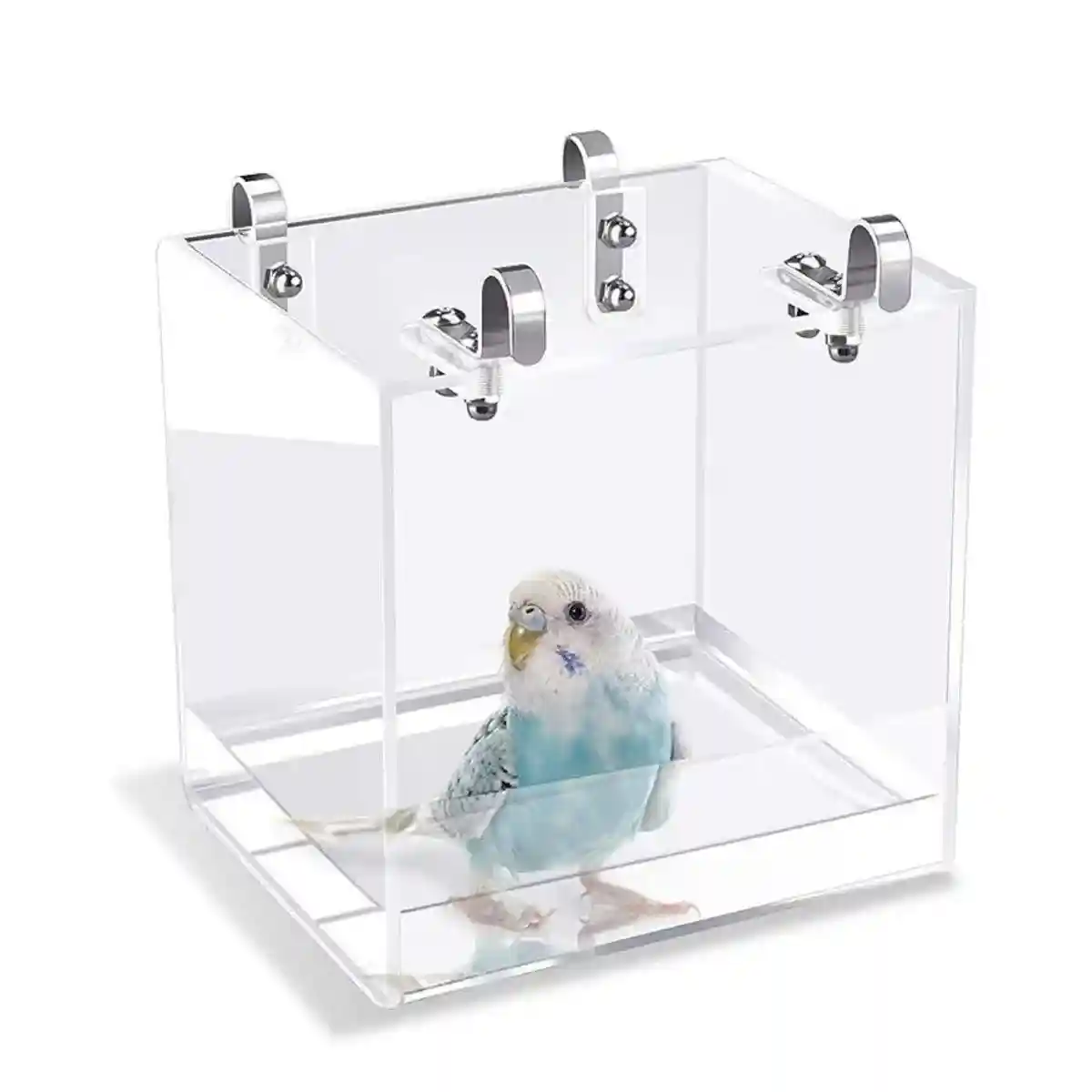 Acrylic Bird Bath Tub Durable Compact & Easy-to-Clean Design - Image 3