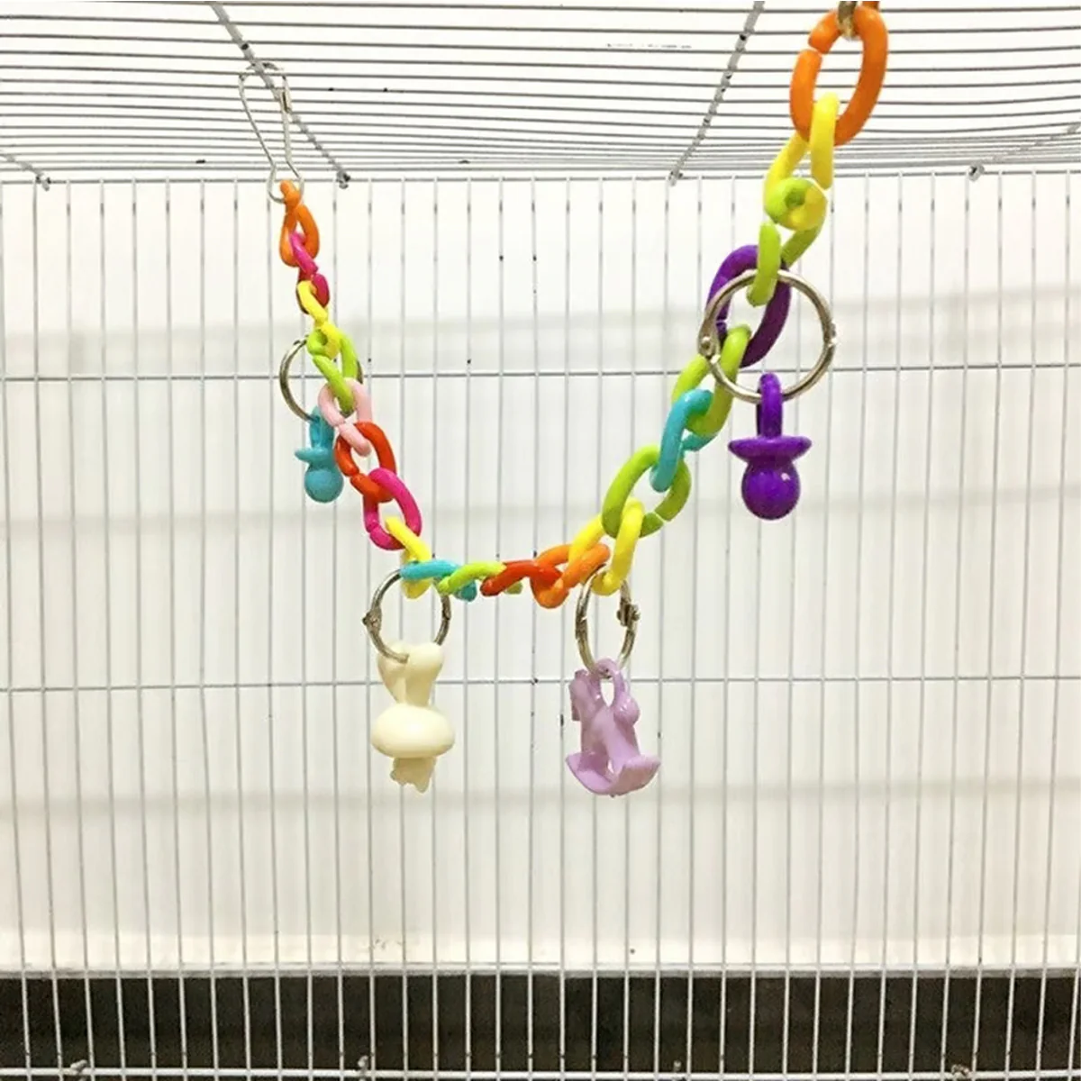 Acrylic Chain Bird Swing Bridge Toy - Image 6