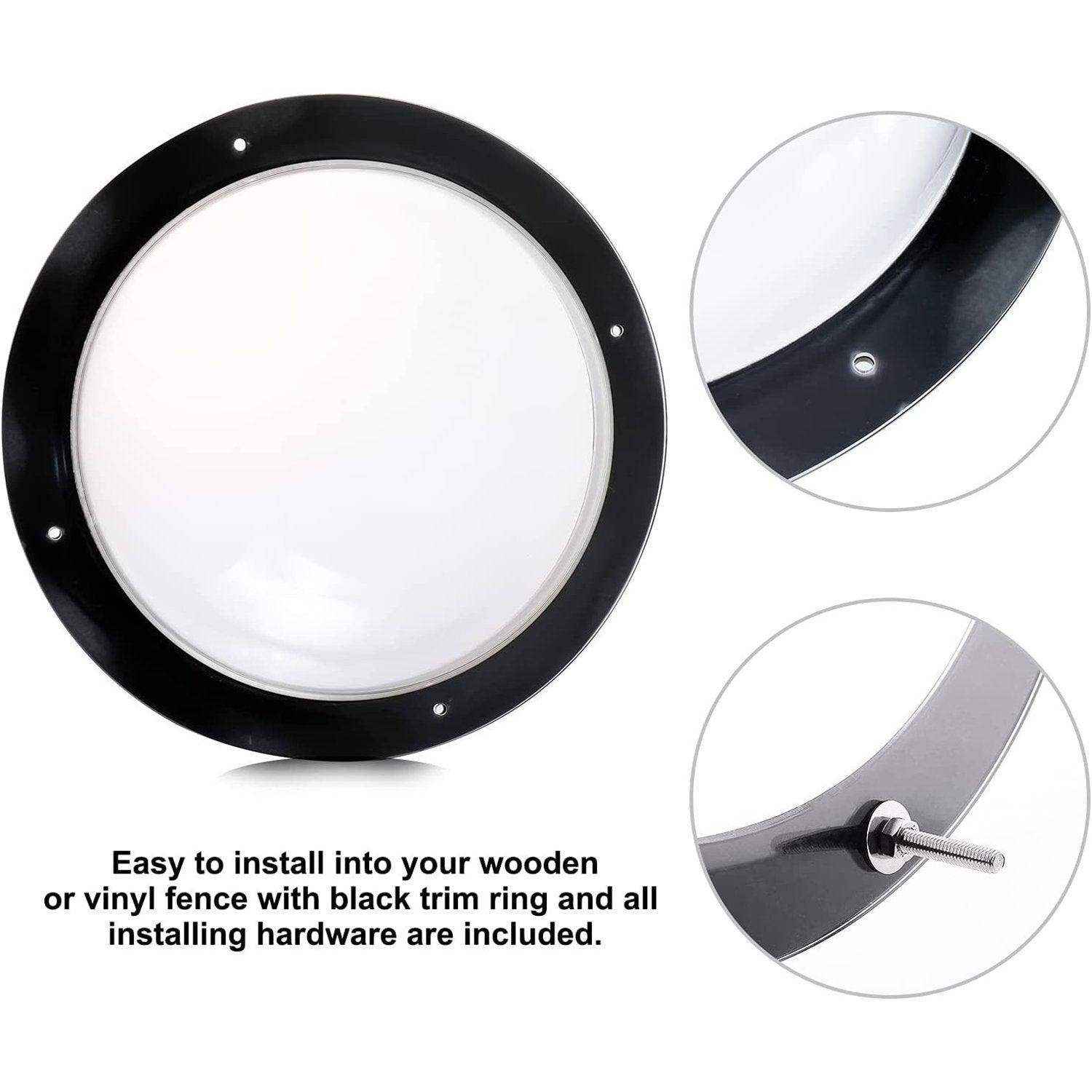 Acrylic Dog Window Semi-round Cover Pet Fence - Image 12