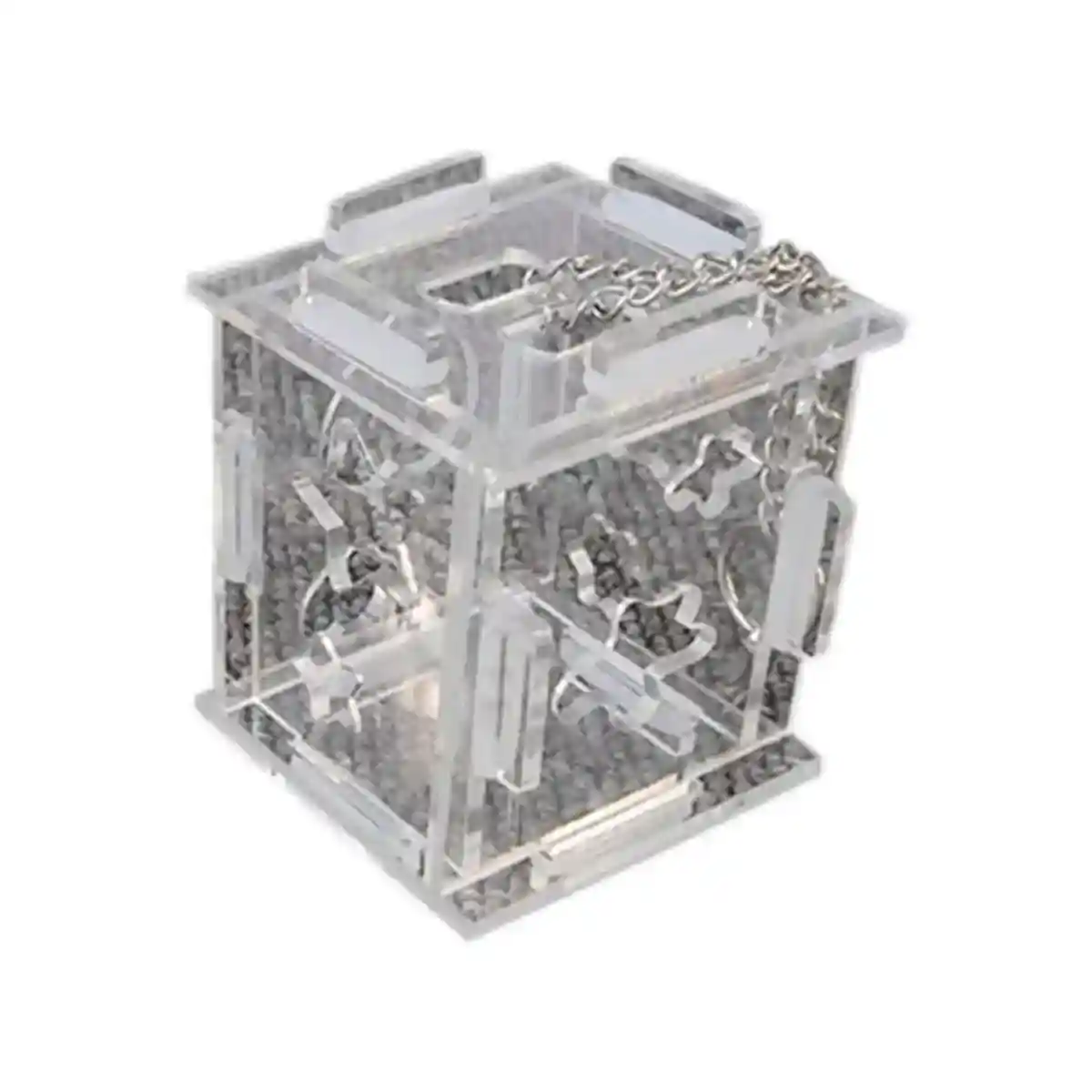 Acrylic Parrot Foraging Toy Hanging Puzzle Feeder Box - Image 15