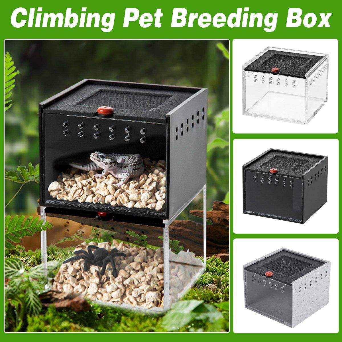 Acrylic Reptile Enclosure Tank Climbing Pet Breeding Box Reptile Tank - Image 3