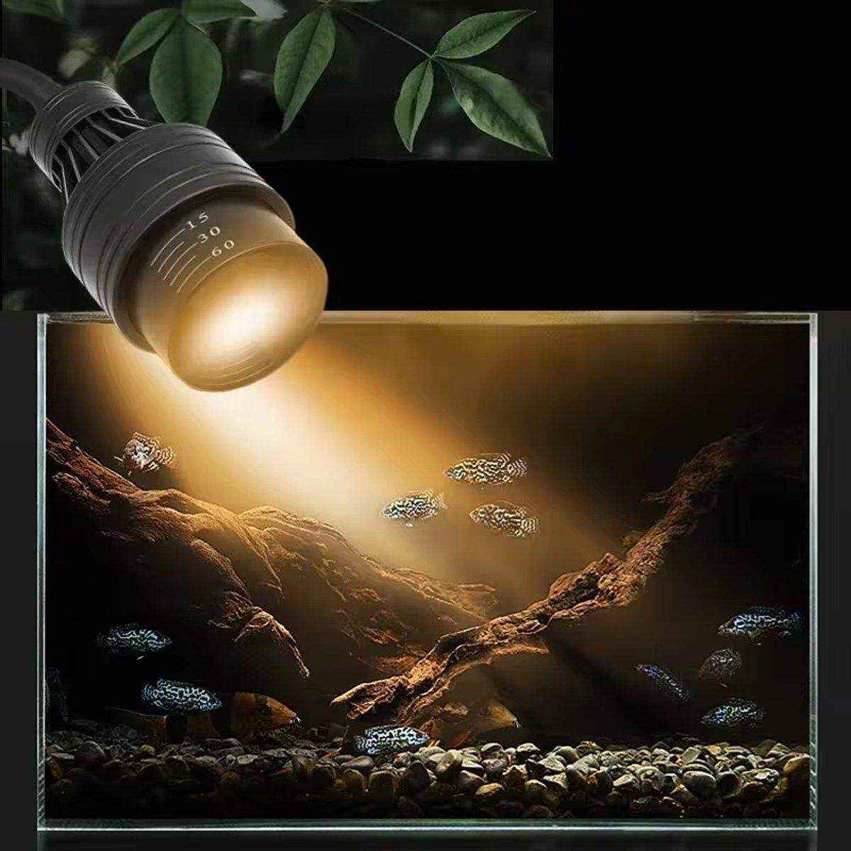 Fish Tank Lamp Led Clip Lamp Tank Water Grass Tank Landscaping Special Focusing Ornamental Spotlight - Image 4