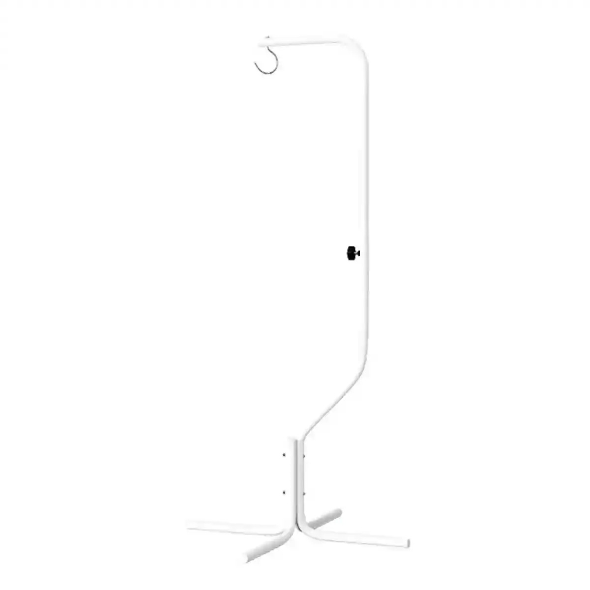 Adjustable Birdcage Stand Sturdy Metal Parrot Cage Holder with 360° Hook - Image 14