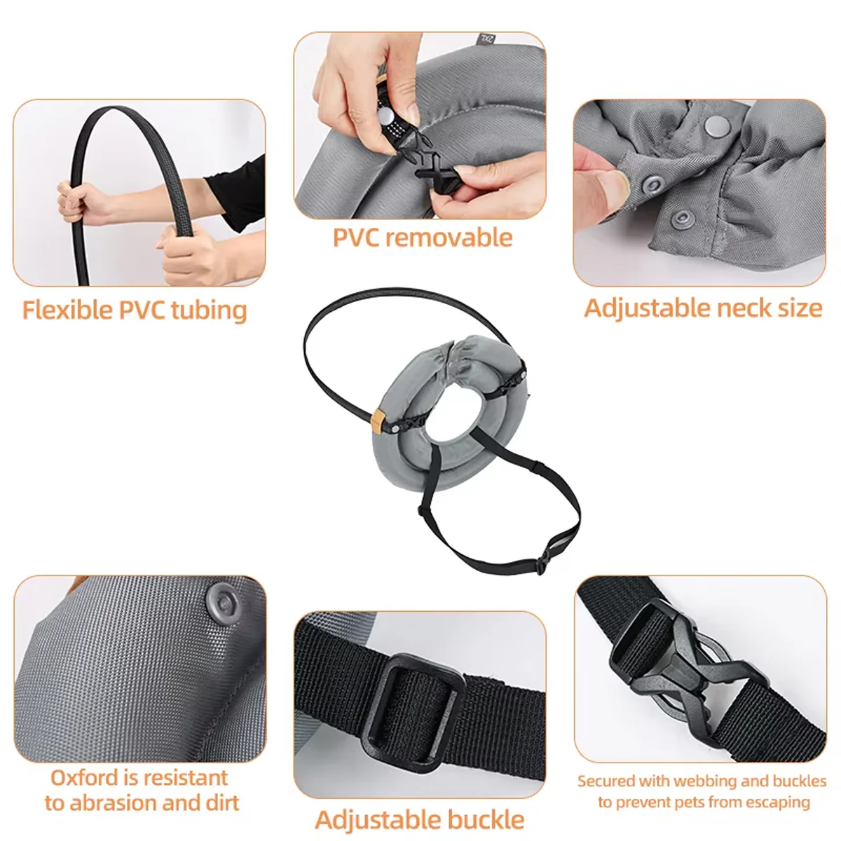 Adjustable Blind Dog Harness With Halo Collar - Image 6