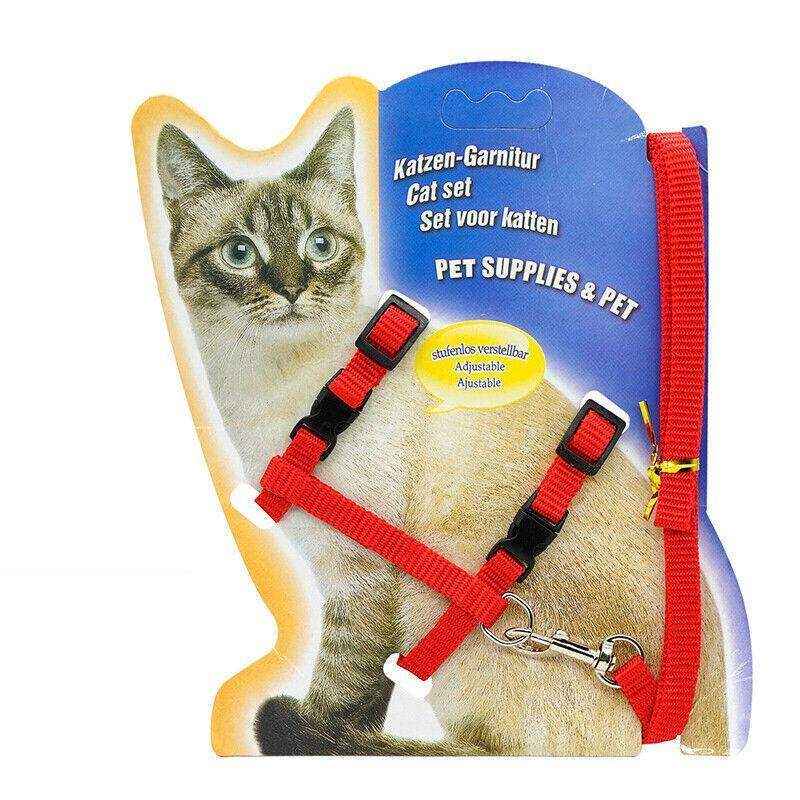 Adjustable Nylon Pet Cat Harnesses 6 Colours - Image 13