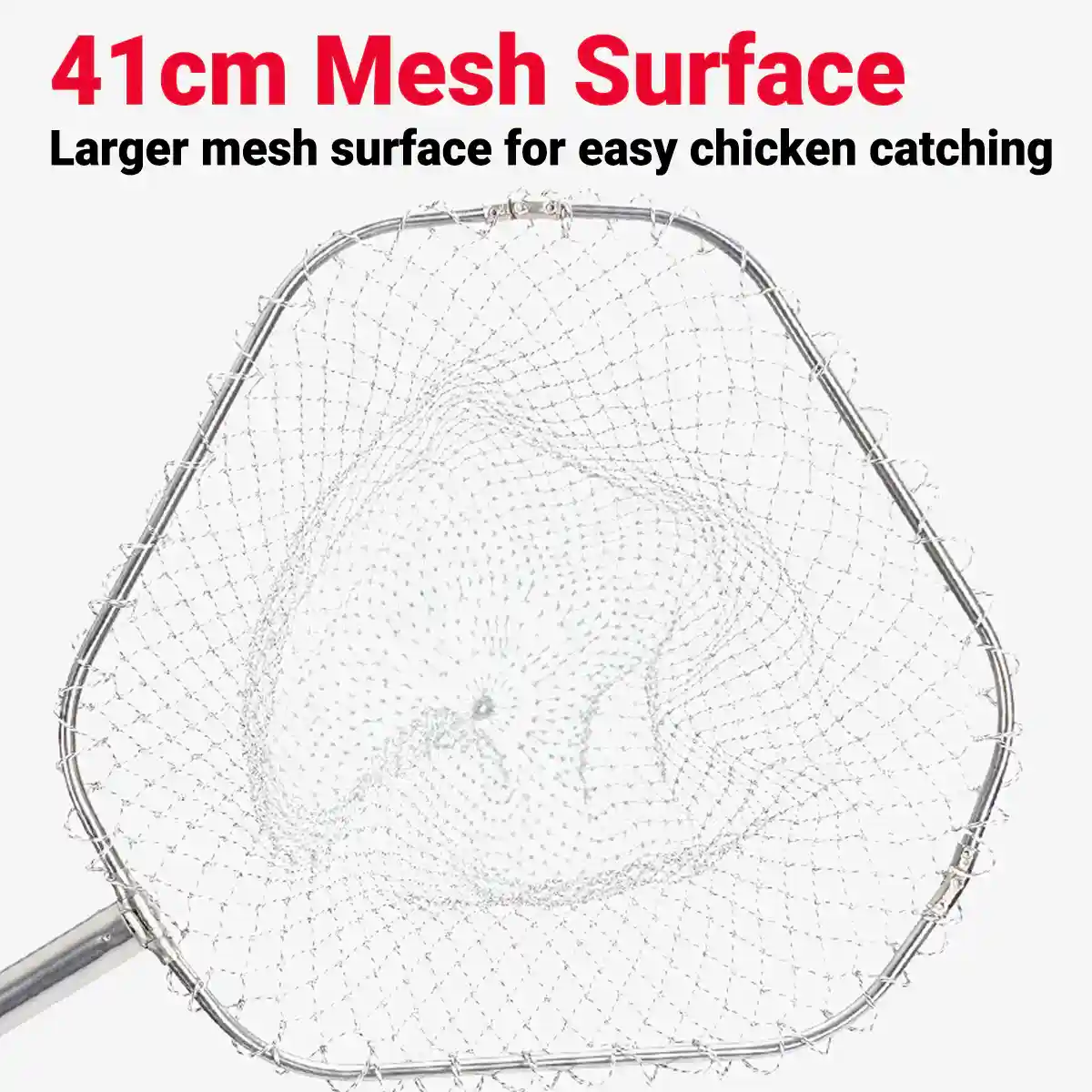 Adjustable Chicken Net Catcher Stainless Steel Poultry Catching Tool - Image 7